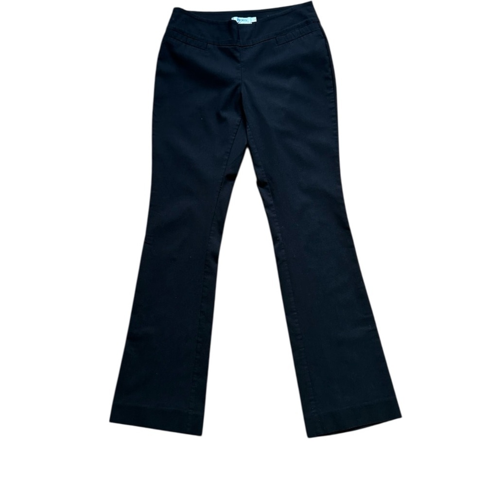 Ricki’s Women's 4 Curve Control Bootcut Pull-On Black Pants Office Siren